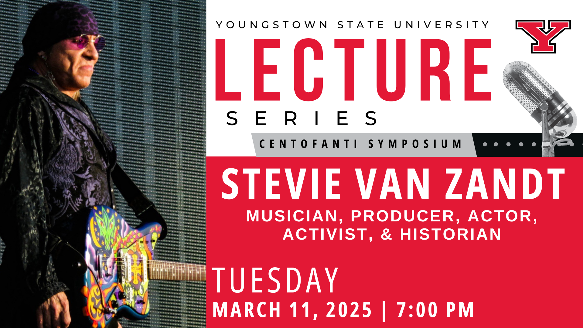 1920×1080 YSU Lecture Steven Van Zandt